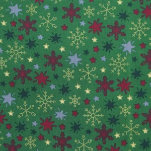 Baumwolle Sterne Schneeflocken weihnachtlich