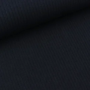 Baumwolljersey Rib Mandy navy uni