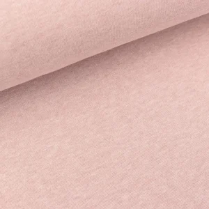 Baumwollsweat Melany dusty pink meliert