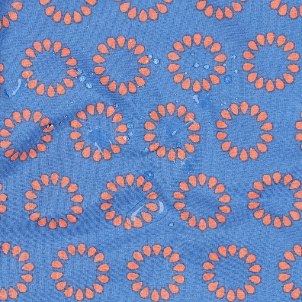 Beschichtete Baumwolle Circles lavender