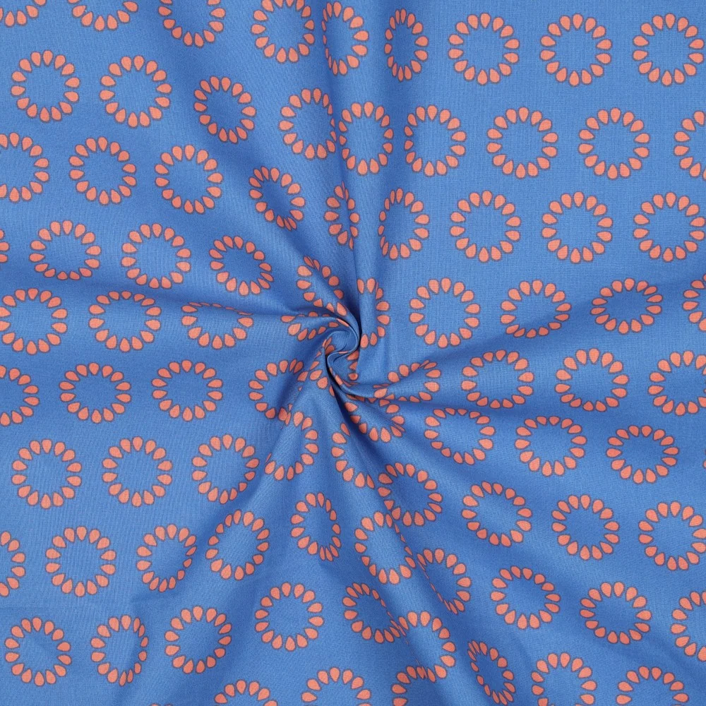 Beschichtete Baumwolle Circles lavender