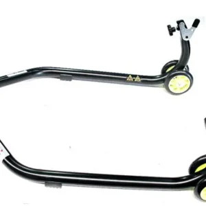 BIHR Home Track Extra-Low Paddock Stand mit ''V'' Adaptern Mattschwarz Heavy Bikes