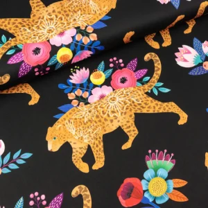Hamburger Liebe Performance Active Wear Jersey Flower Track schwarz-bunt Spring 2023