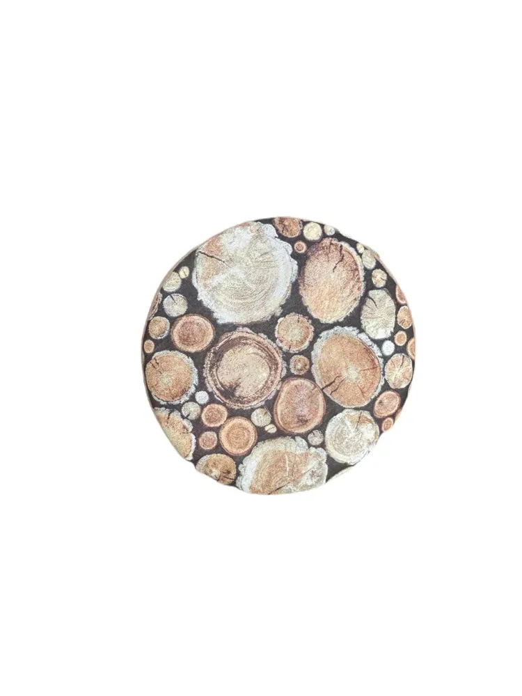 Höcker aus gobelin stoffe(Baumstamm)