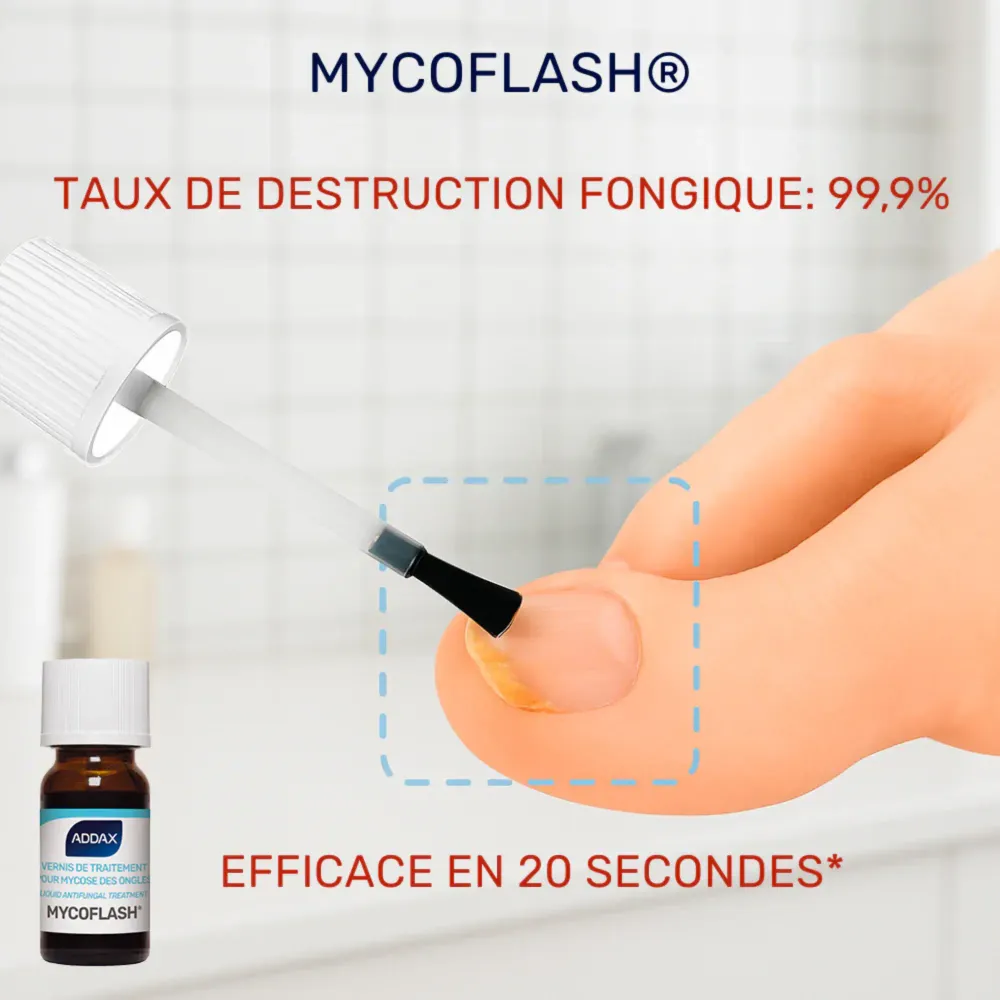 MYCOFLASH® Lack – Nagelpilzbehandlung – 5 ml – Addax Laboratory