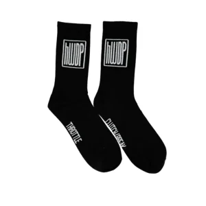 3 PIECE RACE TRACK BLCK SOCKS BUNDLE - Premium Socken