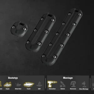 Railblaza ExpandaTrac modular Kayak Track verlängerbare Schiene Kajak 01-4122-11