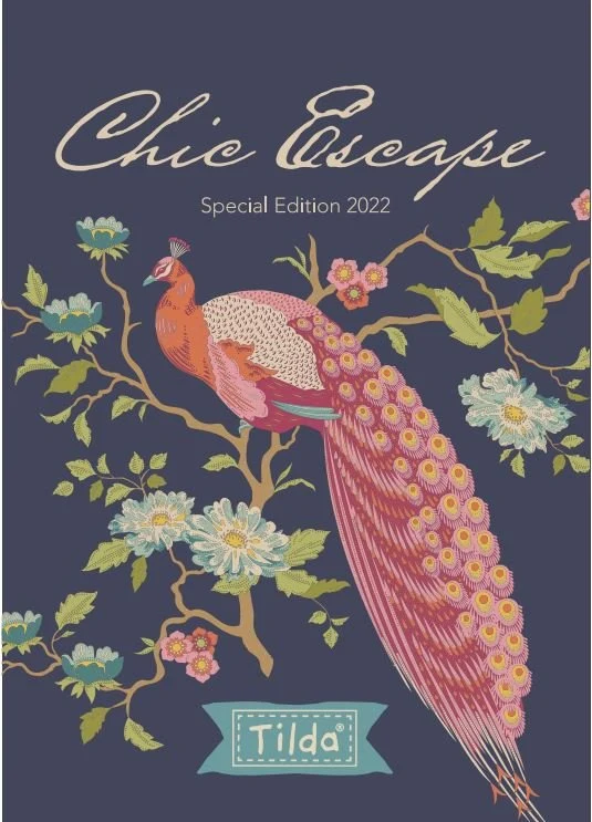 TILDA Stoff CHIC ESCAPE, Whimseyflower Grey