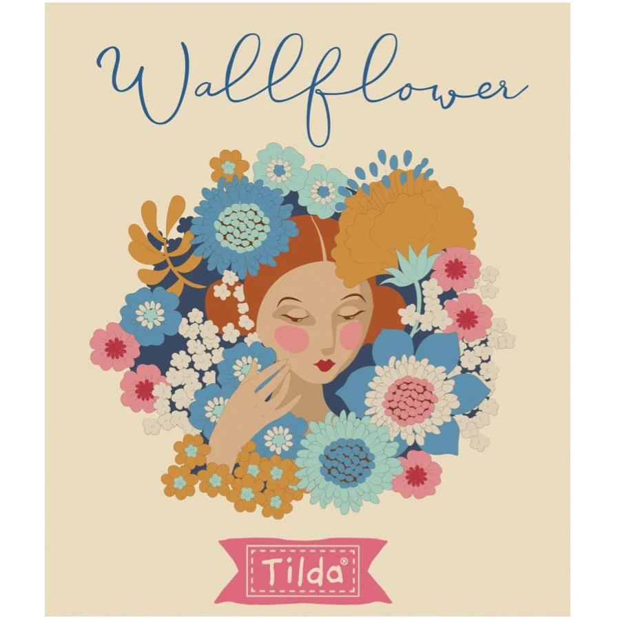 TILDA Stoff WALLFLOWER, Janice Caramel
