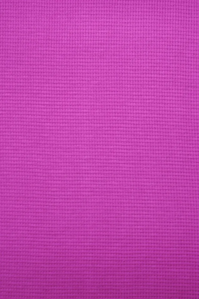 Waffeljersey uni pink