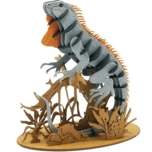 3D-Modell, Echse, gelasert