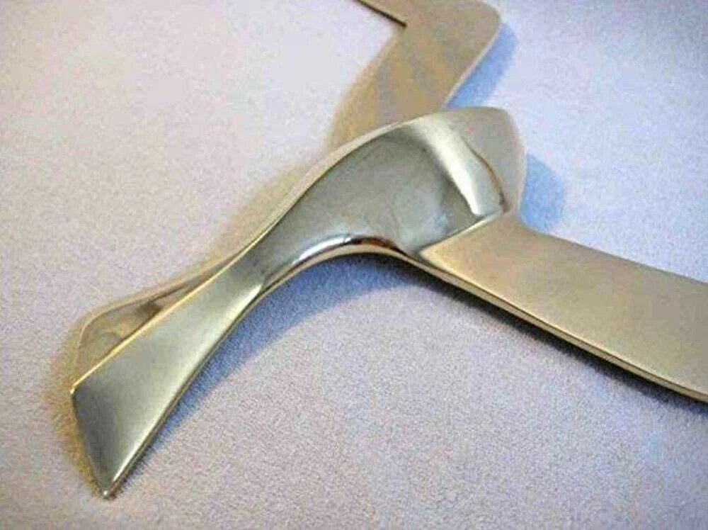 6er Set- SEHR EDEL- Möwe- Wanddeko mit Aufhängeringen- aus Messing - 15 cm