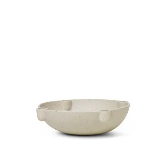 Adventschale Bowl Kerzenhalter grey - ferm LIVING