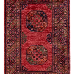 Afghan Teppich - 151 x 103 cm - rot