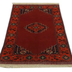 Afghan Teppich 180 x 126 cm - rot