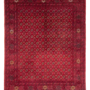 Afghan Teppich - 193 x 148 cm - rot