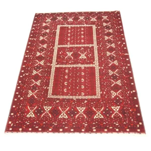 Afghan Teppich 247 x 161 cm - rot