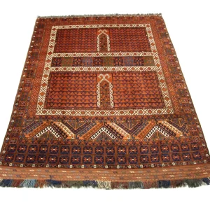 Afghan Teppich 252 x 198 cm - braun