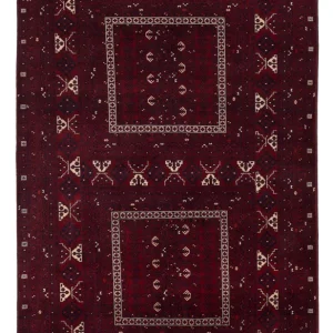 Afghan Teppich - 258 x 159 cm - rot