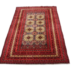 Afghan Teppich 288 x 195 cm - rot