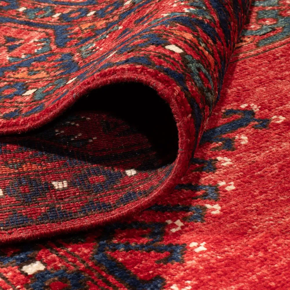Afghan Teppich - 298 x 256 cm - rot