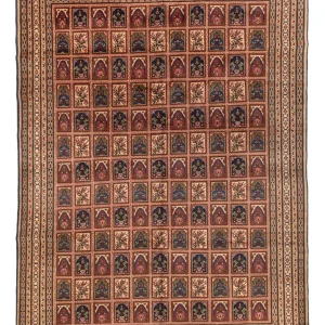 Afghan Teppich - 339 x 240 cm - dunkelbeige
