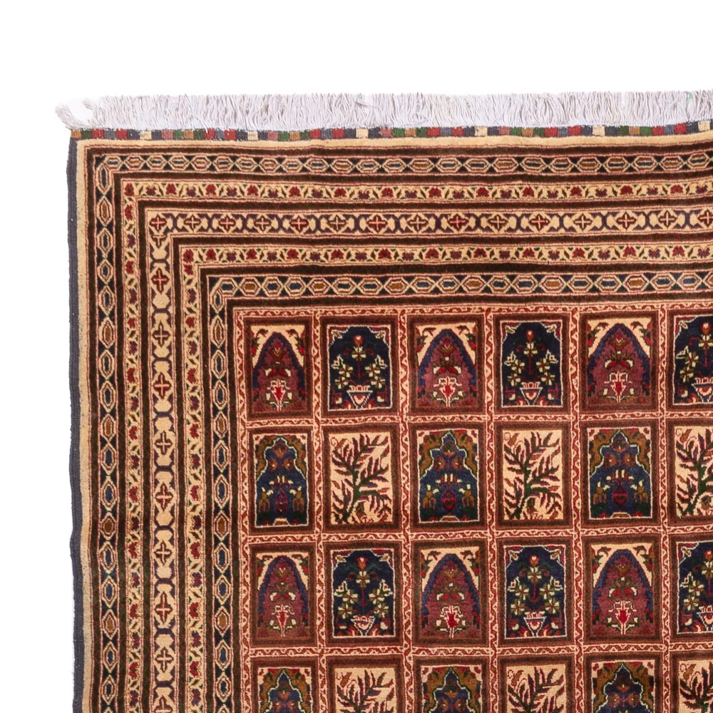 Afghan Teppich - 339 x 240 cm - dunkelbeige