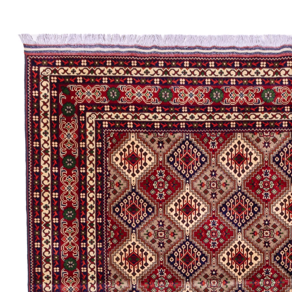 Afghan Teppich - 382 x 290 cm - dunkelbeige