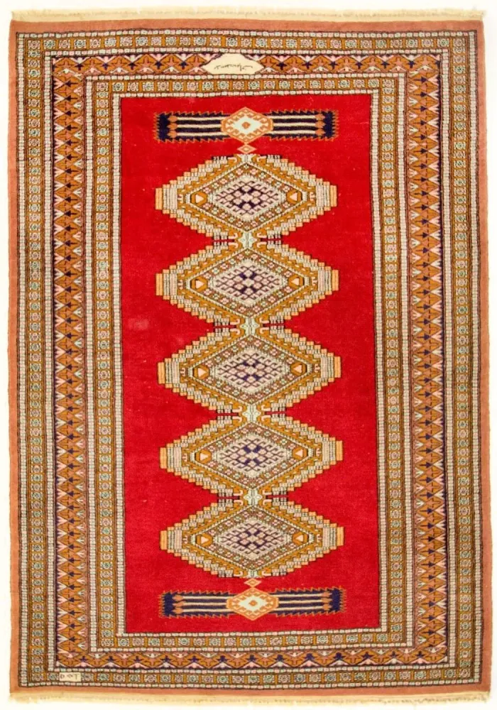 Afghan Teppich - Buchara 168 x 130 cm - rot