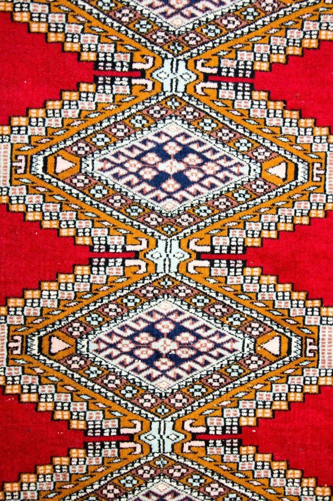 Afghan Teppich - Buchara 168 x 130 cm - rot