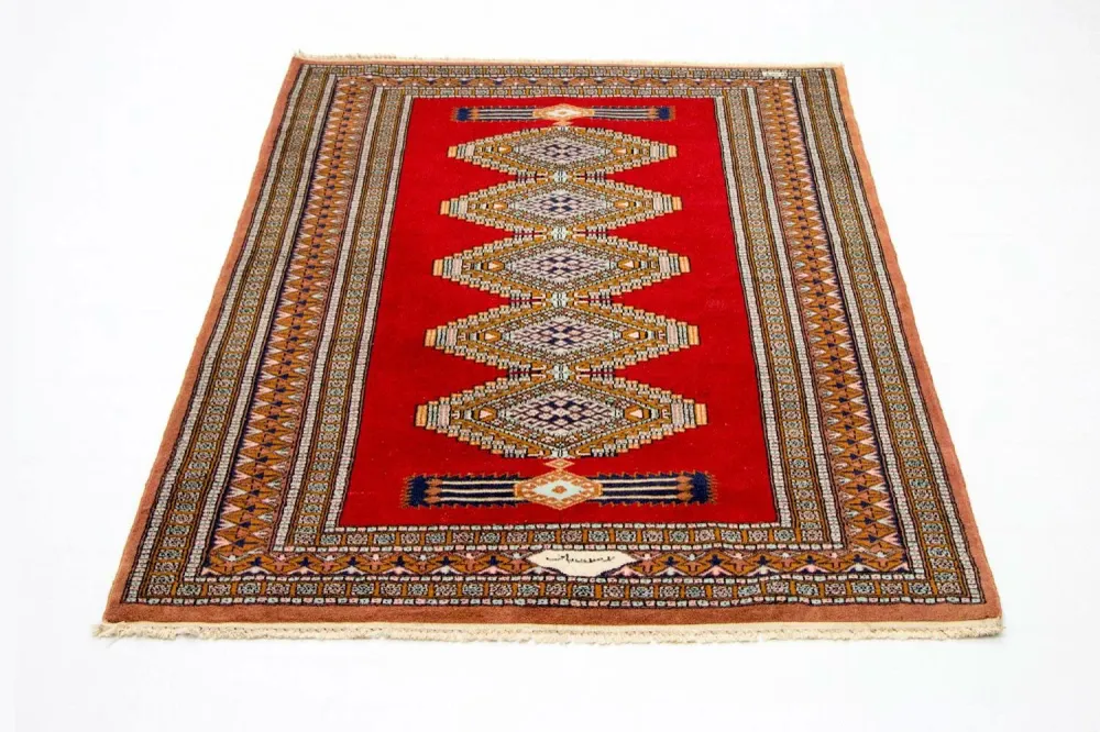 Afghan Teppich - Buchara 168 x 130 cm - rot