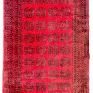 Afghan Teppich - Buchara 292 x 203 cm - rot
