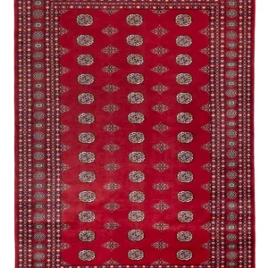Afghan Teppich - Buchara - 294 x 198 cm - rot