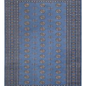 Afghan Teppich - Buchara - 308 x 206 cm - blau