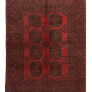 Afghan Teppich - Filpa 193 x 147 cm - rot
