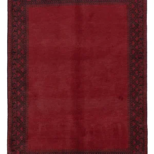 Afghan Teppich - Filpa - 195 x 147 cm - rot