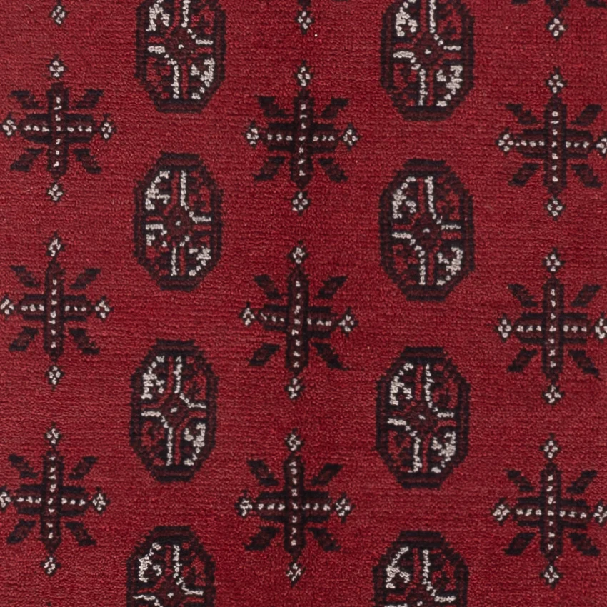 Afghan Teppich - Filpa - 199 x 149 cm - dunkelrot