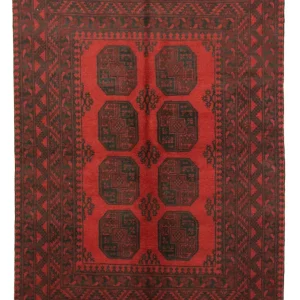 Afghan Teppich - Filpa 200 x 146 cm - rot