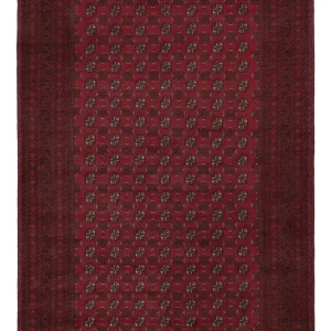 Afghan Teppich - Filpa - 288 x 198 cm - dunkelrot