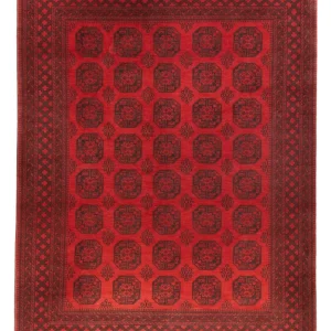 Afghan Teppich - Filpa - 401 x 309 cm - rot