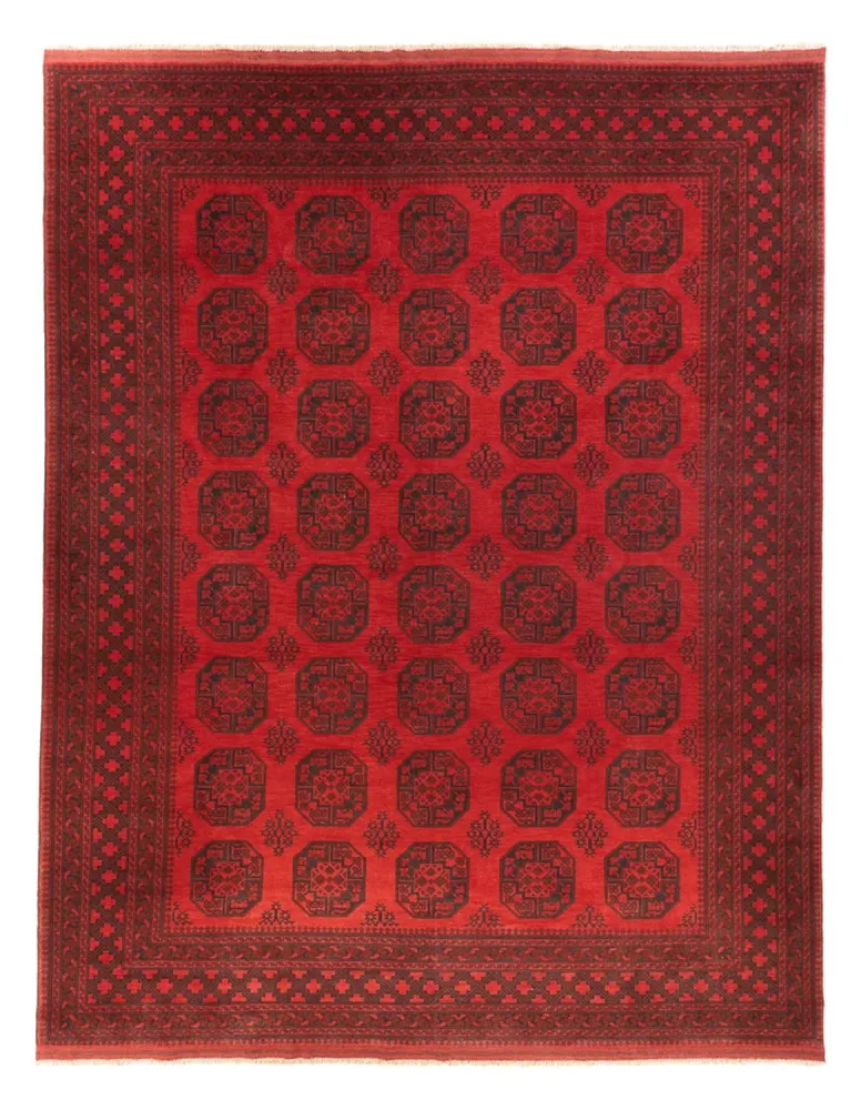 Afghan Teppich - Filpa - 401 x 309 cm - rot