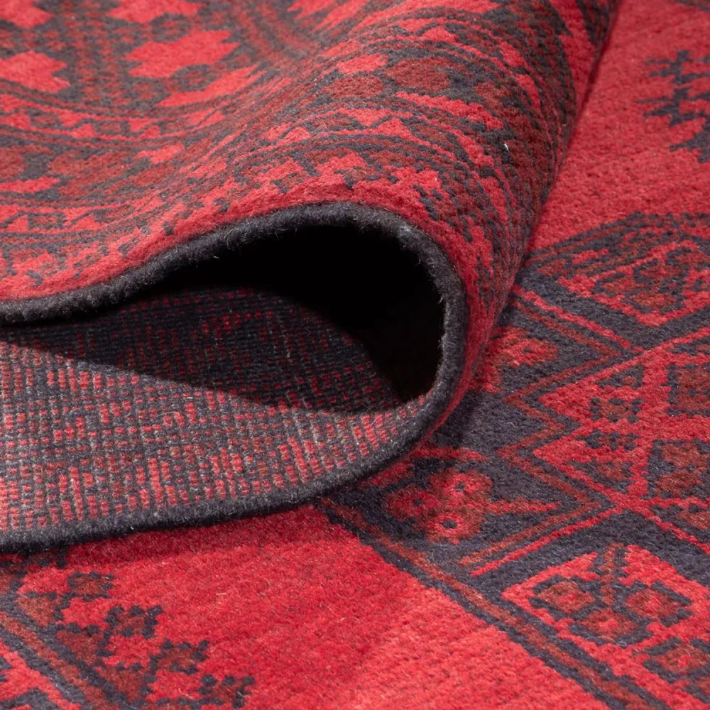 Afghan Teppich - Filpa - 401 x 309 cm - rot