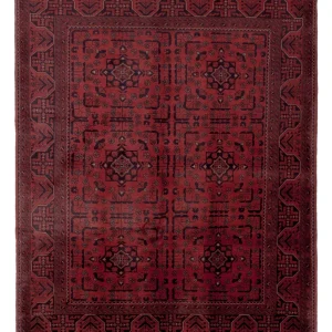 Afghan Teppich - Kunduz - 190 x 151 cm - rot
