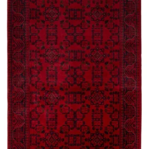 Afghan Teppich - Kunduz - 195 x 125 cm - rot