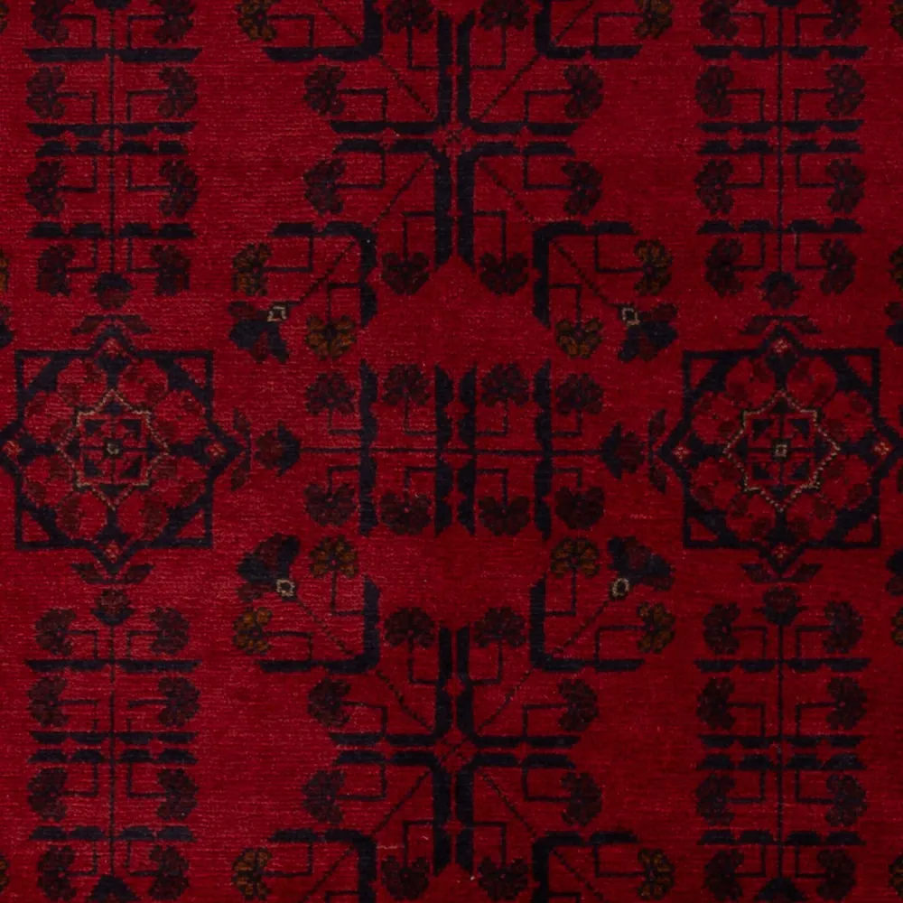 Afghan Teppich - Kunduz - 195 x 125 cm - rot