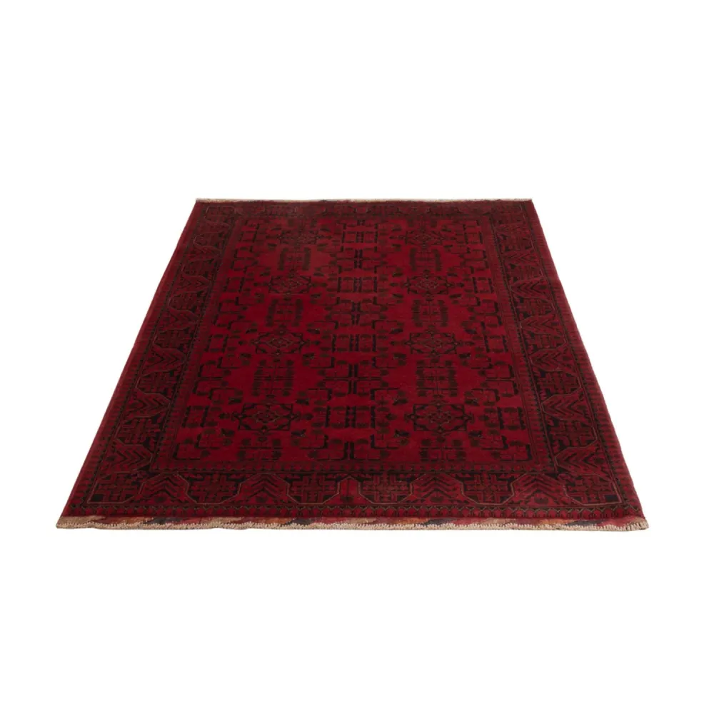 Afghan Teppich - Kunduz - 195 x 125 cm - rot