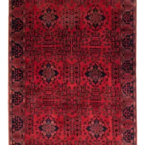 Afghan Teppich - Kunduz 200 x 130 cm - rot