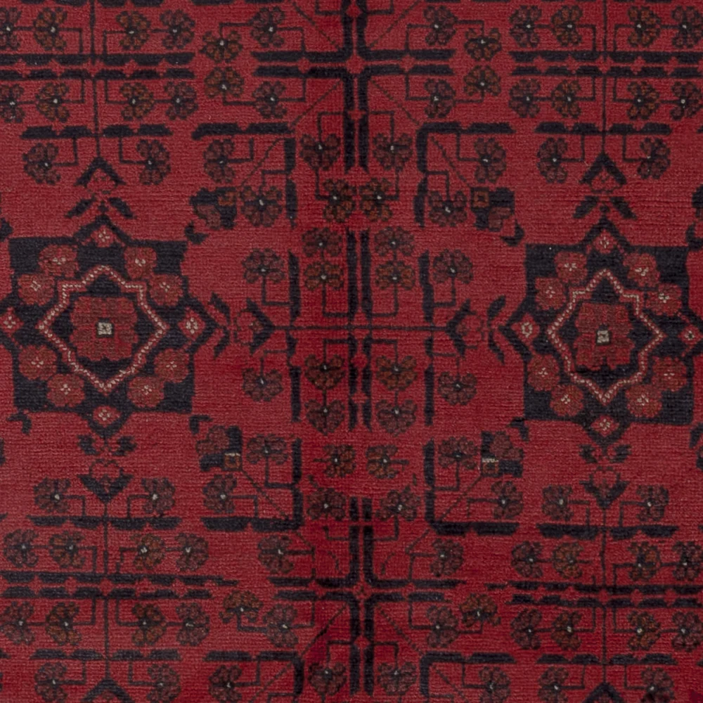 Afghan Teppich - Kunduz - 200 x 145 cm - rot