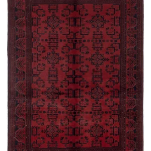 Afghan Teppich - Kunduz - 207 x 148 cm - rot