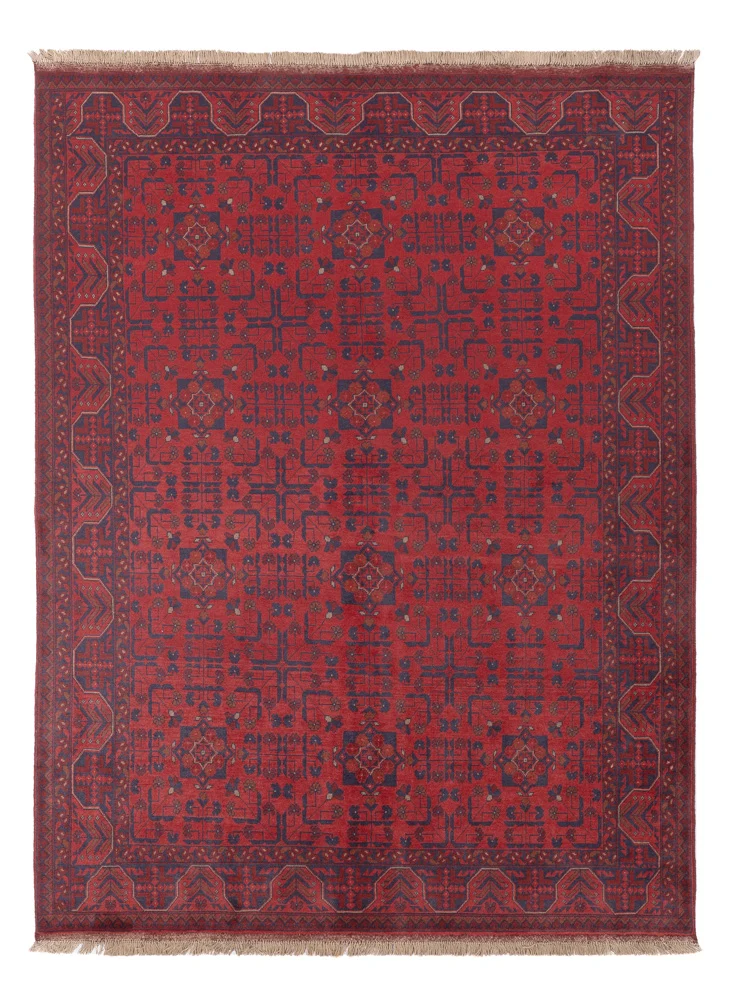 Afghan Teppich - Kunduz - 234 x 171 cm - rot
